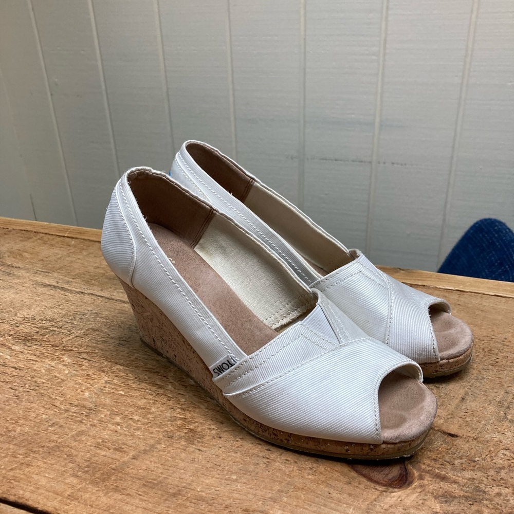 Toms Wedge Heels Women's 8.5